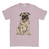 Lilac pug Classic Tee - RanaPortraitStore