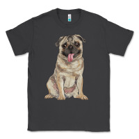 Smoke pug Classic Tee - RanaPortraitStore