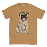 Toasted Coconut pug Classic Tee - RanaPortraitStore