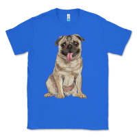 True Royal pug Classic Tee - RanaPortraitStore
