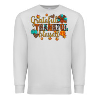 Dove Grey grateful thankful blessed Premium Sweatshirt - JahusDesignShop