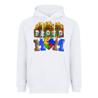 White proud mom Heavyweight Hoodie - AdoDesignShop