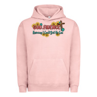 Pigment Salmon god fidence Urban Hoodie - MaliasSmallBusiness