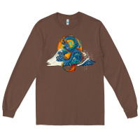 Chestnut blue dragon ocean waves and sun Long Sleeve Tee - RanaPortraitStore