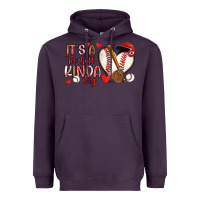 Plum it s a tee ball kinda day baseball Heavyweight Hoodie - Artiststas