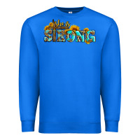 True Royal she is strong with cross Premium Sweatshirt - AdoDesignShop