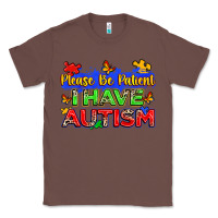 Chestnut please be patient i have autism Classic Tee - Zillion Design Studio