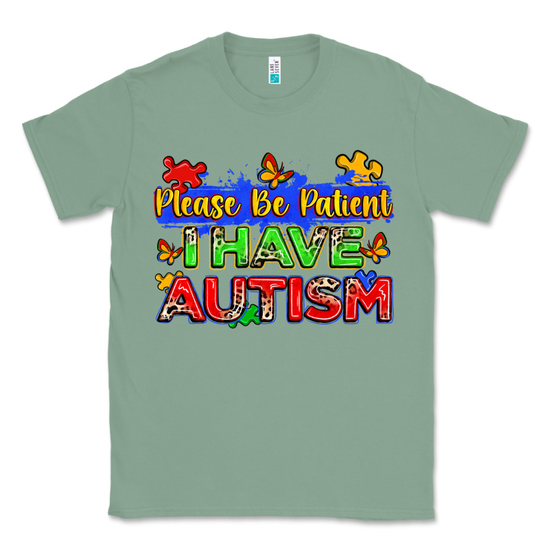 Please Be Patient I Have Autism Classic Tee by Zillion Design Studio | Teevron