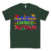 Sports Green please be patient i have autism Classic Tee - Zillion Design Studio