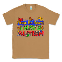 Toasted Coconut please be patient i have autism Classic Tee - Zillion Design Studio