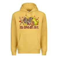 Antique Gold rub some dirt on it softball Premium Hoodie - MaliasSmallBusiness