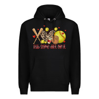 Black rub some dirt on it softball Premium Hoodie - MaliasSmallBusiness