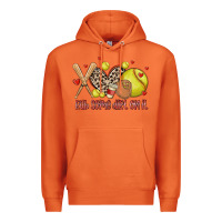 Carrot rub some dirt on it softball Premium Hoodie - MaliasSmallBusiness