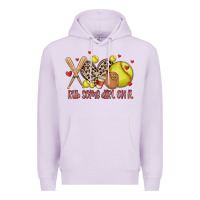 Lilac rub some dirt on it softball Premium Hoodie - MaliasSmallBusiness