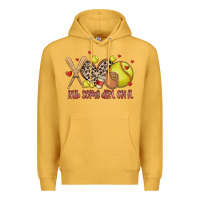 Mustard rub some dirt on it softball Premium Hoodie - MaliasSmallBusiness
