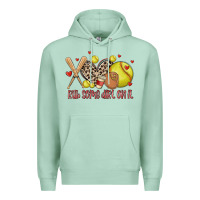 Seafoam rub some dirt on it softball Premium Hoodie - MaliasSmallBusiness