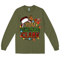 Army Green you serious clark Long Sleeve Tee - Zillion Design Studio