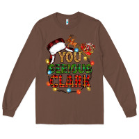 Chestnut you serious clark Long Sleeve Tee - Zillion Design Studio