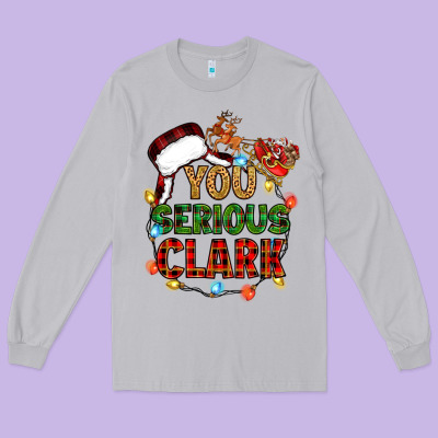 You Serious Clark Long Sleeve Tee Designed By Zillion Design Studio