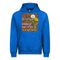 Cobalt kindness is free sprinkle Urban Hoodie - NancyCooperArtShop