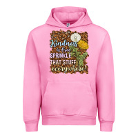Fuchsia Pink kindness is free sprinkle Urban Hoodie - NancyCooperArtShop