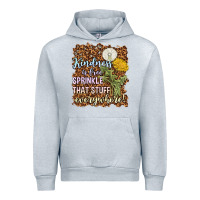 Heather Grey kindness is free sprinkle Urban Hoodie - NancyCooperArtShop