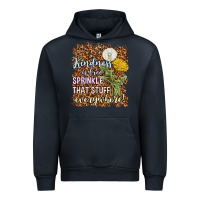 Navy kindness is free sprinkle Urban Hoodie - NancyCooperArtShop