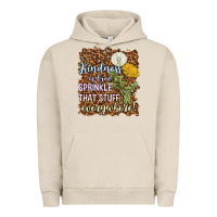 Pigment French Oak kindness is free sprinkle Urban Hoodie - NancyCooperArtShop