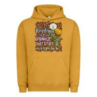 Pigment Peanut Butter kindness is free sprinkle Urban Hoodie - NancyCooperArtShop