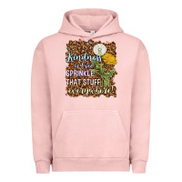 Pigment Salmon kindness is free sprinkle Urban Hoodie - NancyCooperArtShop