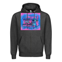 Charcoal Heather touch me and i will bite you stitch Zipper Hoodie - Zillion Design Studio