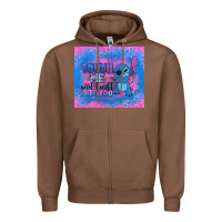 Chestnut touch me and i will bite you stitch Zipper Hoodie - Zillion Design Studio
