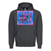 Smoke touch me and i will bite you stitch Zipper Hoodie - Zillion Design Studio