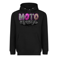 Black moto mama Heavyweight Hoodie - Artiststas