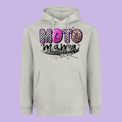 Moto Mama Heavyweight Hoodie Designed By Artiststas