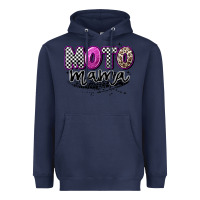 Navy moto mama Heavyweight Hoodie - Artiststas
