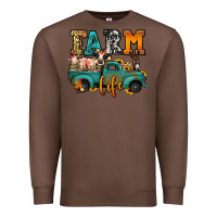 Chestnut farm life farm animals truck Premium Sweatshirt - Jasminsmagicworld