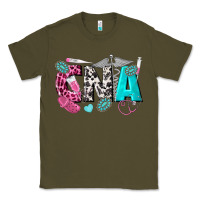Army Green cna Classic Tee - texasbilliewilder