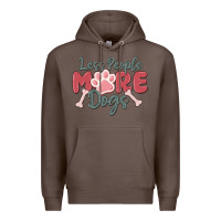 Coffee less people more dogs Premium Hoodie - MaliasSmallBusiness