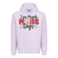 Lilac less people more dogs Premium Hoodie - MaliasSmallBusiness