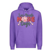 Purple less people more dogs Premium Hoodie - MaliasSmallBusiness