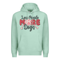 Seafoam less people more dogs Premium Hoodie - MaliasSmallBusiness