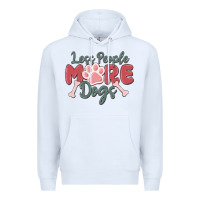 White less people more dogs Premium Hoodie - MaliasSmallBusiness