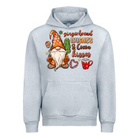Heather Grey gingerbread wishes cocoa kisses Urban Hoodie - MaliasSmallBusiness