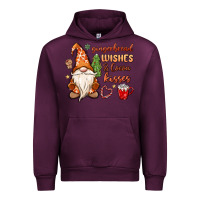 Mauve Wine gingerbread wishes cocoa kisses Urban Hoodie - MaliasSmallBusiness