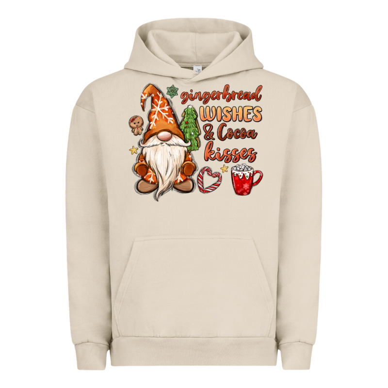 Gingerbread Wishes Cocoa Kisses Urban Hoodie by MaliasSmallBusiness | Teevron