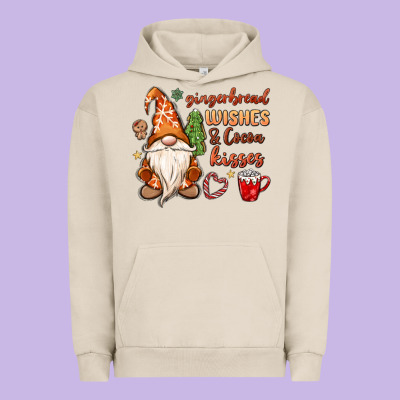 Gingerbread Wishes Cocoa Kisses Urban Hoodie Designed By Maliassmallbusiness