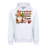White gingerbread wishes cocoa kisses Urban Hoodie - MaliasSmallBusiness