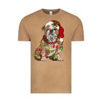 Vintage Camel Christmas english bulldog Vintage Tee - BarkalooDesign