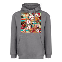 Storm baseball leopard cowhide turquoise seamless pattern Heavyweight Hoodie - JahusDesignShop